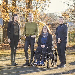 Team des Servicebereichs Chancengleichheit