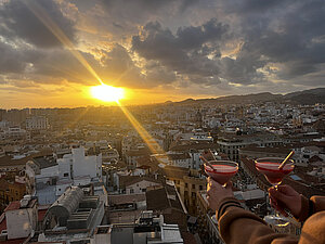 Ausblick auf Málaga