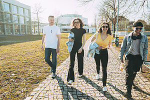 Martin mit anderen Studis